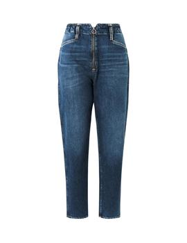 REESE ZIP TAPER FIT HIGH WAIST JEANS 