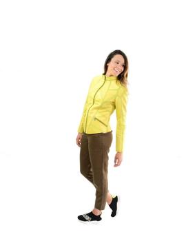 Pantalón Ecoalf Tobillero Khaki para Mujer