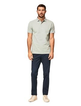 Hackett S/S Polo Duck Egg