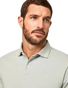 Hackett S/S Polo Duck Egg