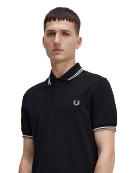 Fred Perry  Polo Twin Tipped Fred Perry Shirt   Bl