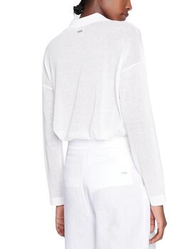 Armani Cardigan Optic White