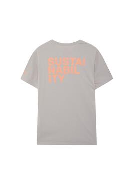Ecoalf Sustanoalf T-Shirt Man Light Grey