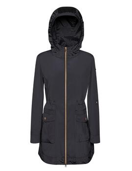 Geox W Dandra Parka - Soft Shiny Fa Sky Captain