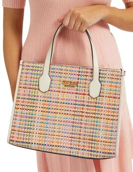 Guess Bolsos Silvana 2 Compartment Tote  Stone Mul