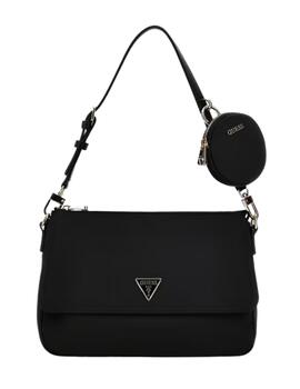 Guess Bolsos Eco Gemma Top Zip Shlder Bag  Black