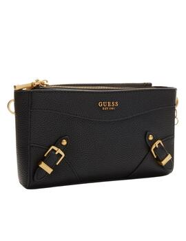 Guess Bolsos Didi Mini Dbl Cmprtmnt Top Zip  Black