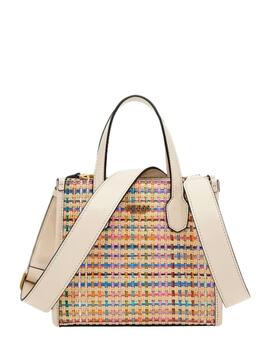 Guess Bolsos Silvana 2 Cmprtmnt Mini Tote  Stone M