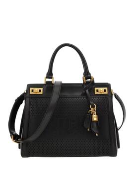 Guess Bolsos Katey Perf Satchel  Black