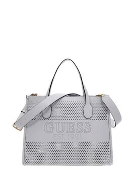 Guess Bolsos Katey Perf Small Tote  White