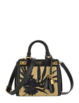 Guess Bolsos Katey Mini Satchel  Natural/Black