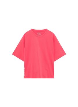 Ecoalf Fiberalf T-Shirt Woman Framboise