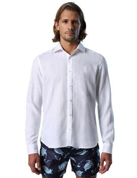 North Sails Shirt L/S Regular Spread Collar  White