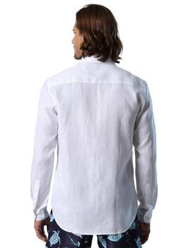 North Sails Shirt L/S Regular Spread Collar  White