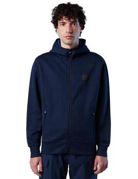 North Sails Hoodie Full Zip Sweatshirt With Logo