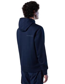 North Sails Hoodie Full Zip Sweatshirt With Logo