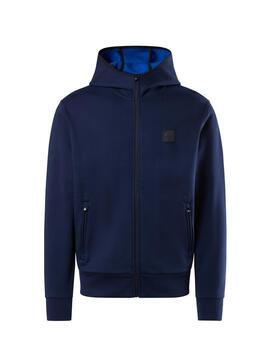 North Sails Hoodie Full Zip Sweatshirt With Logo