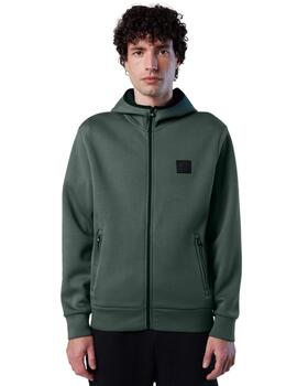 North Sails Hoodie Full Zip Sweatshirt With Logo