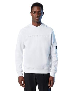 North Sails Crewneck Sweatshirt W/Pocket  White