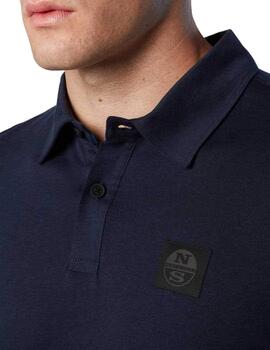 North Sails S/S Polo W/Logo  Navy Blue