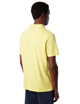 North Sails S/S Polo W/Logo  Light Sulphur