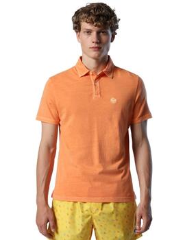 North Sails S/S Polo W/Logo  Melon