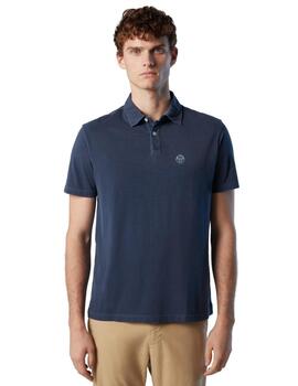 North Sails S/S Polo W/Logo  Navy Blue