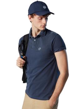 North Sails S/S Polo W/Logo  Navy Blue