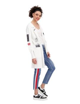 Monari Jacket Strickmantel Off-White
