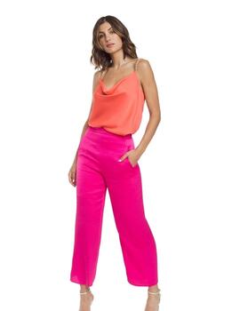 Alba Conde Pantalon Fucsia