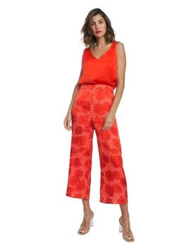 Alba Conde Pantalon Rojo