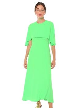 Vilagallo  Vestido Green Georgette