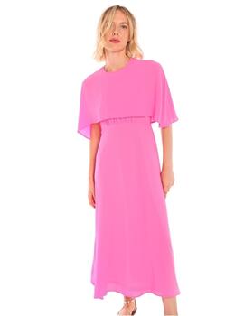 Vilagallo  Vestido Pink Georgette