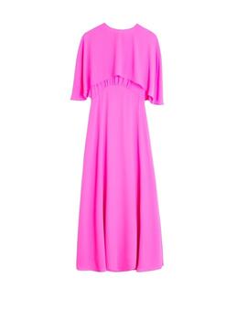 Vilagallo  Vestido Pink Georgette