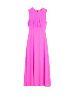 Vilagallo  Vestido Pink Georgette