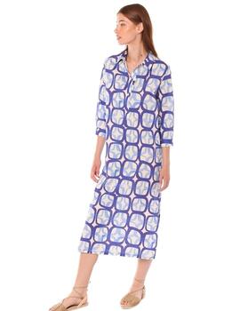 Vilagallo  Vestido Deep Blue Art Print