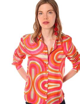 Vilagallo  Camisa Pink Navona Silk Twi