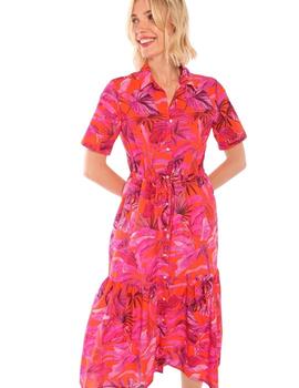 Vilagallo  Vestido Jungle Pink