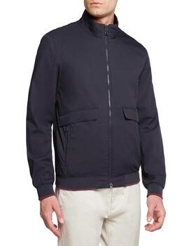 Geox M Eolo Bomber - Stretch Mixed Sky Captain