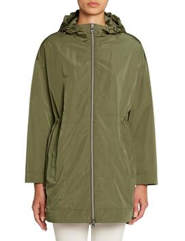 Geox W Bulmya Long Parka - Fake Mem Military Olive