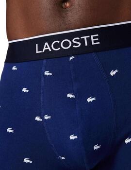 Lote de 3 bóxers Lacoste cortos Casual  Para Hombre