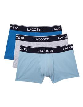 Lacoste Pack De 3 Boxers Courts Vaporeux/Panorama-