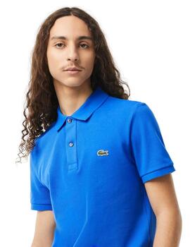 Lacoste Chemise Col Bord-Cotes Manches Courtes Roy