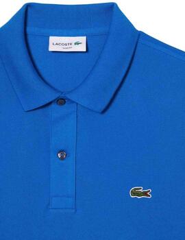 Lacoste Chemise Col Bord-Cotes Manches Courtes Roy