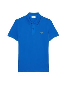 Lacoste Chemise Col Bord-Cotes Manches Courtes Roy