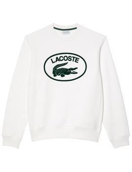 Lacoste Sweatshirt Farine/Vert