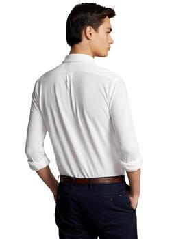 Camisa Polo Ralph Lauren Vaporosa Blanca Para Hombre