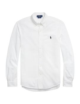 Camisa Polo Ralph Lauren Vaporosa Blanca Para Hombre