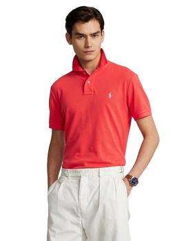 Ralph Lauren Basic Mesh-Ssl-Knt  Red