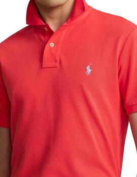 Ralph Lauren Basic Mesh-Ssl-Knt  Red